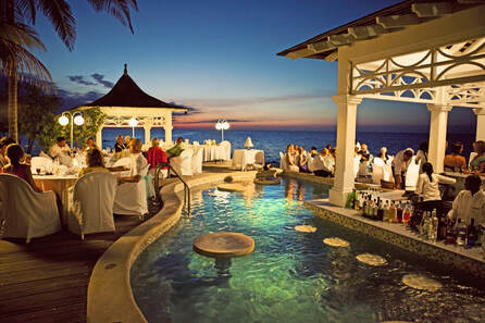 Couples Poolside Reception