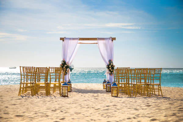 Beach Ceremony Riu Palace Aruba